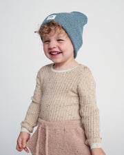 7AM - Heather Beanie Mother & Baby Aqua 0 - 6M