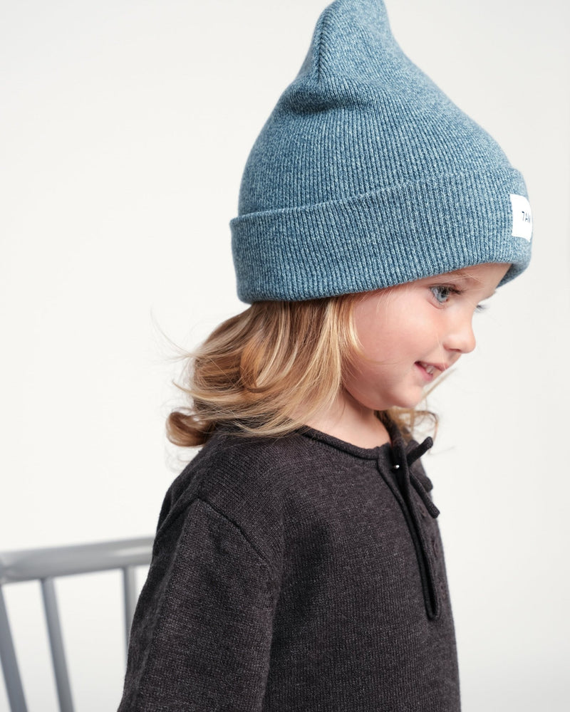 7AM - Heather Beanie Mother & Baby Aqua 0 - 6M