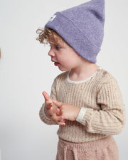 7AM - Heather Beanie Mother & Baby Aqua 0 - 6M