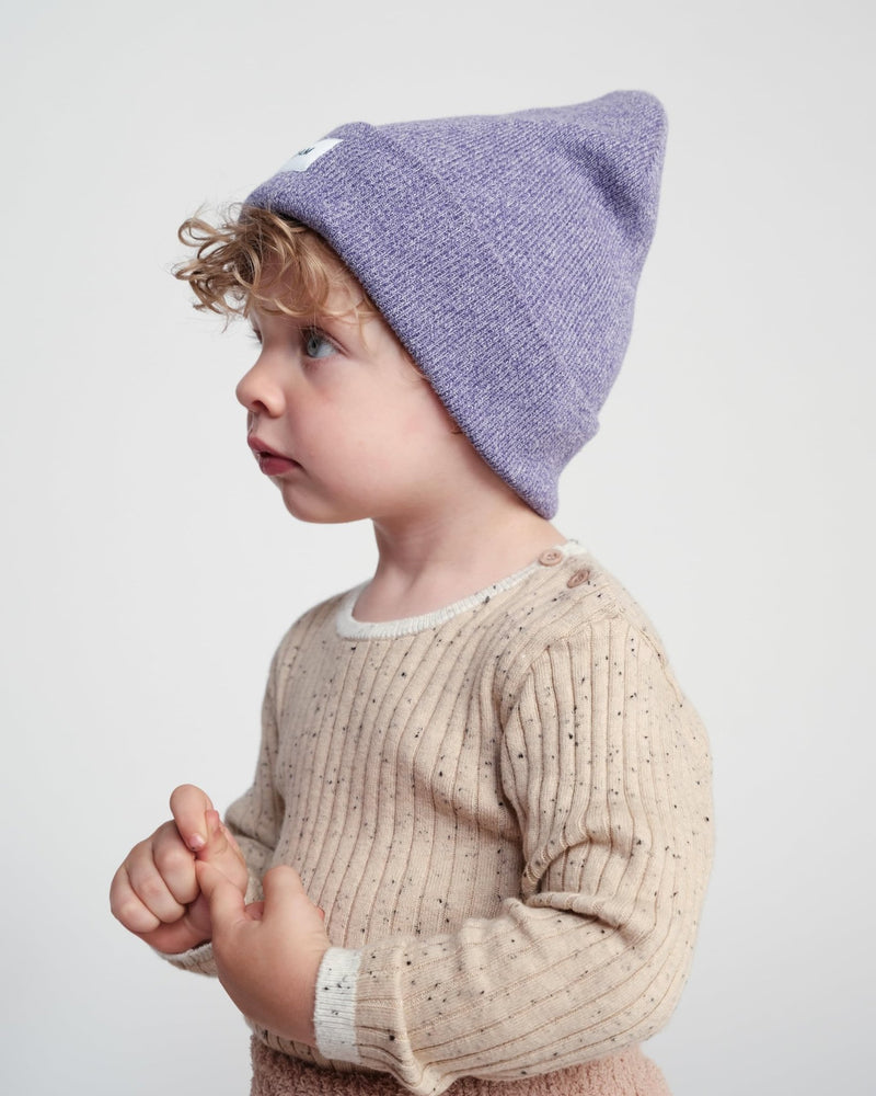 7AM - Heather Beanie Mother & Baby Aqua 0 - 6M