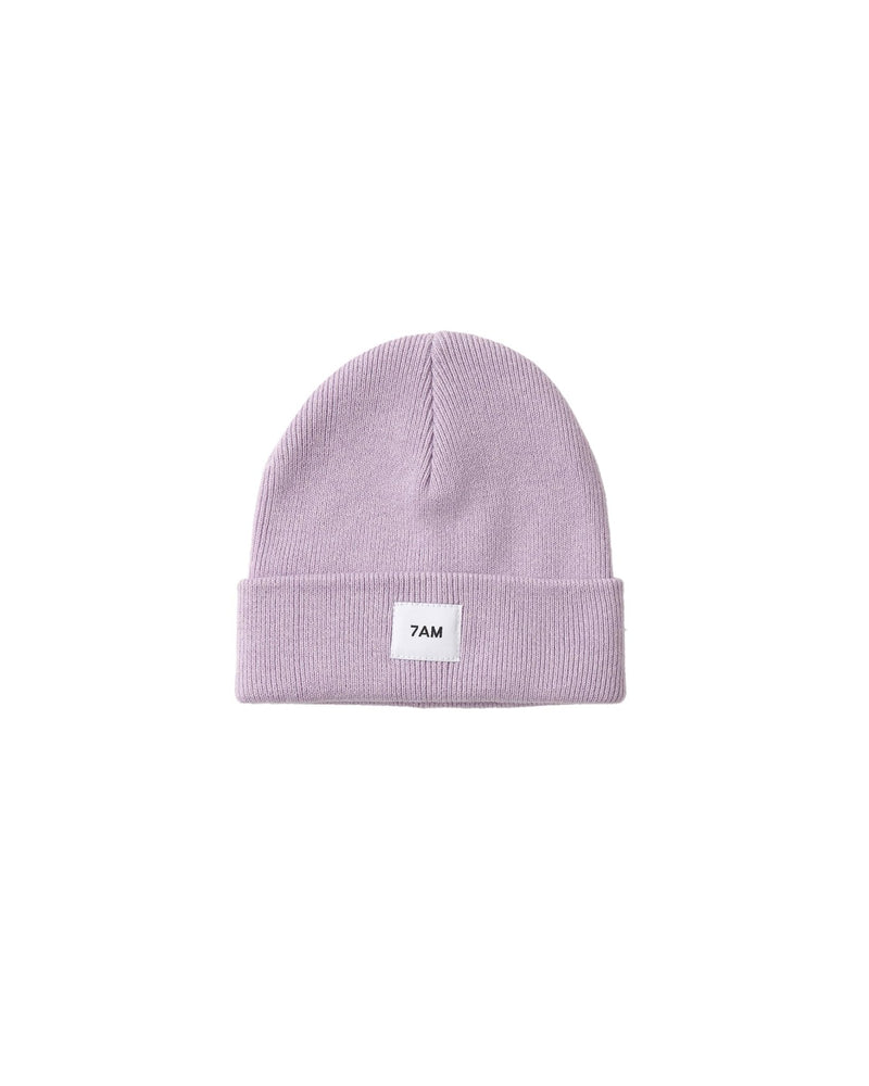 7AM - Heather Beanie Mother & Baby Light Purple 0 - 6M