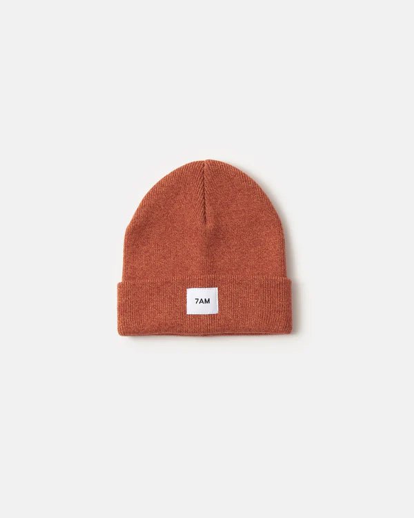 7AM - Heather Beanie Mother & Baby Spice 0 - 6M