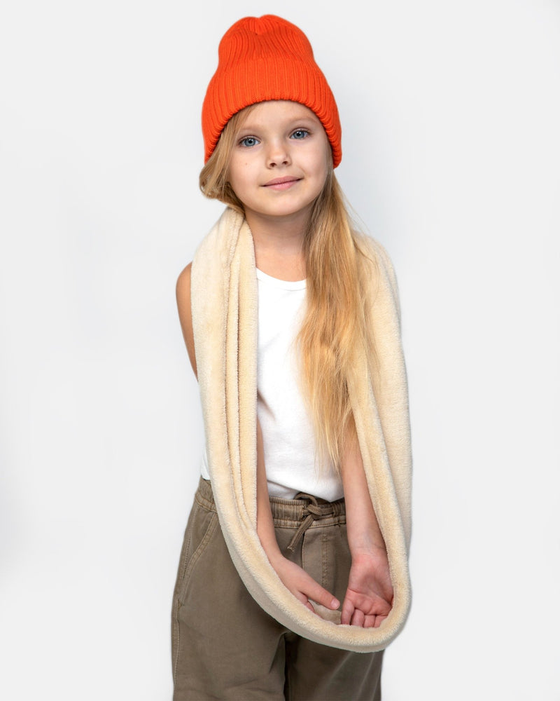 7AM - Infinity Scarf - Plush - Sand - OS