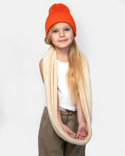 7AM - Infinity Scarf - Plush - Sand - OS
