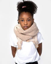 7AM - Infinity Scarf - Teddy - Oatmeal - OS