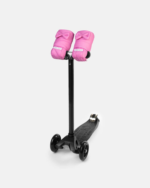 7AM - Kids Scooter Warmmuffs - Bows - Hot Pink - 2 - 4T Apparel & Accessories