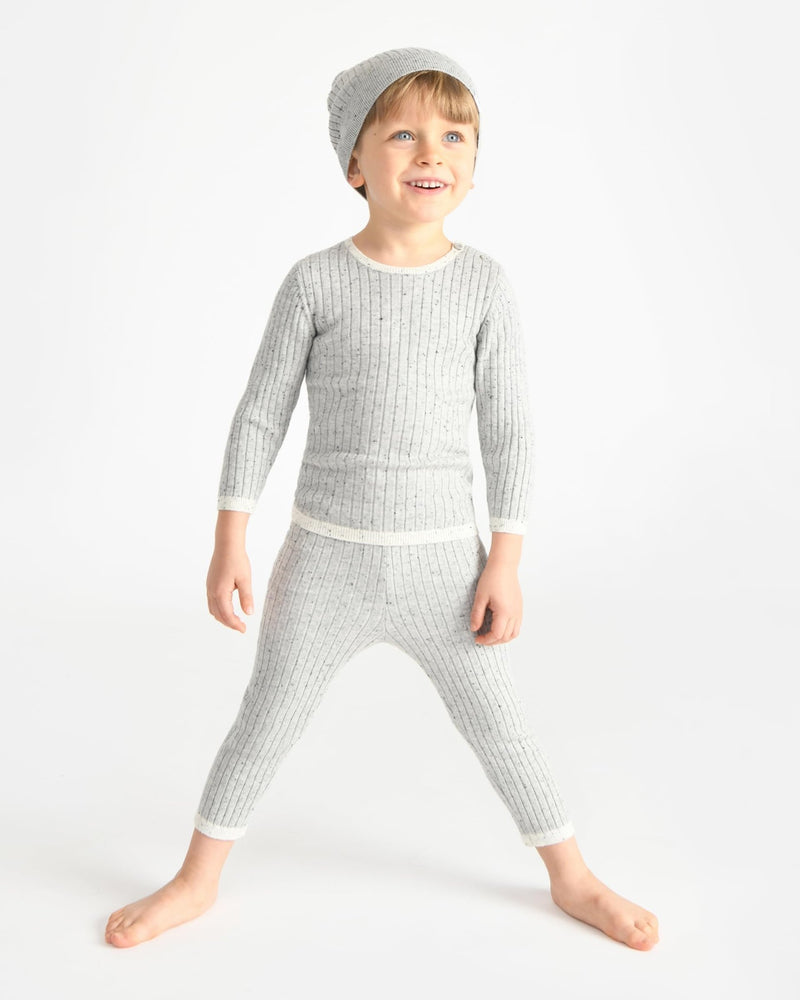 7AM - Leggings - Hug Me - 9 - 12M - Heather Grey Apparel & Accessories Heather Grey