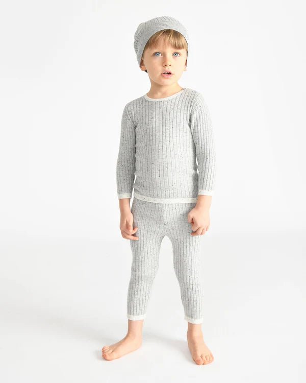 7AM - Leggings - Hug Me - Heather Grey - 18 - 24M Apparel & Accessories Heather Grey