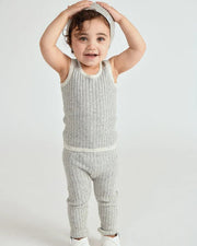 7AM - Leggings - Hug Me - Heather Grey - 18 - 24M Apparel & Accessories Heather Grey