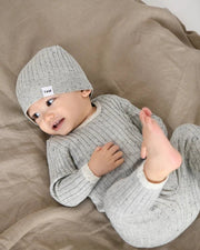 7AM - Leggings - Hug Me - Heather Grey - 18 - 24M Apparel & Accessories Heather Grey