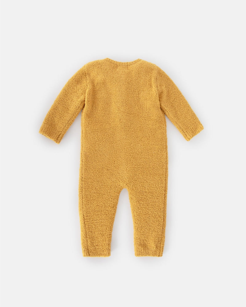 7AM - Long Sleeve Jumpsuit - Fuzzy Mother & Baby Amber 0 - 3M