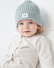 7AM - Long Sleeve Jumpsuit - Fuzzy Mother & Baby Ecru 0 - 3M