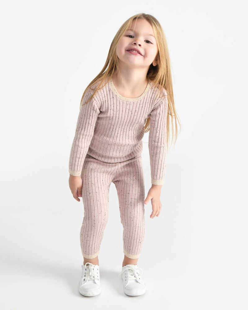 7AM - Long Sleeve Top Hug Me Apparel & Accessories Ash Rose