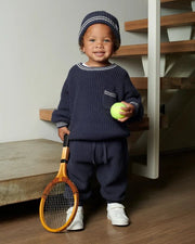 7AM - Lounge Pants - Chunky Tennis Mother & Baby Ash Rose 1 - 3M