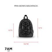 7AM - MINI Bows Backpack - Blush - OS
