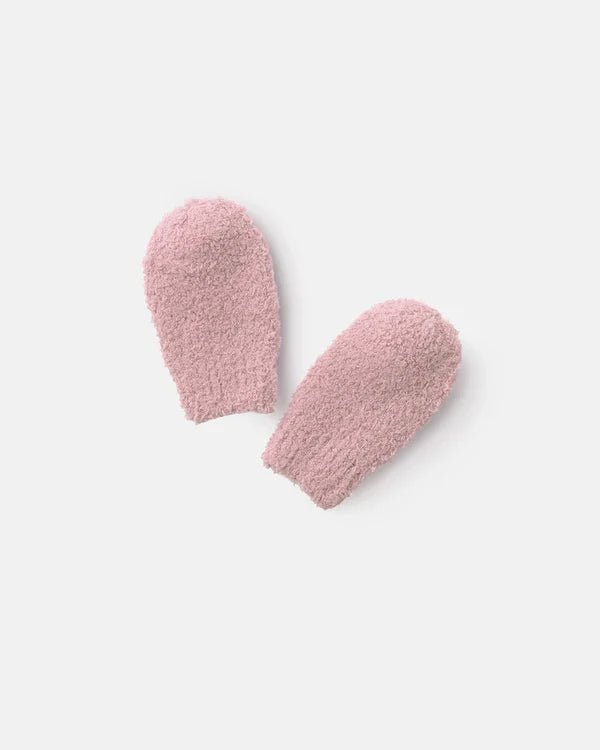 7AM - Mittens - Fuzzy Mother & Baby Ash Rose 0 - 12M