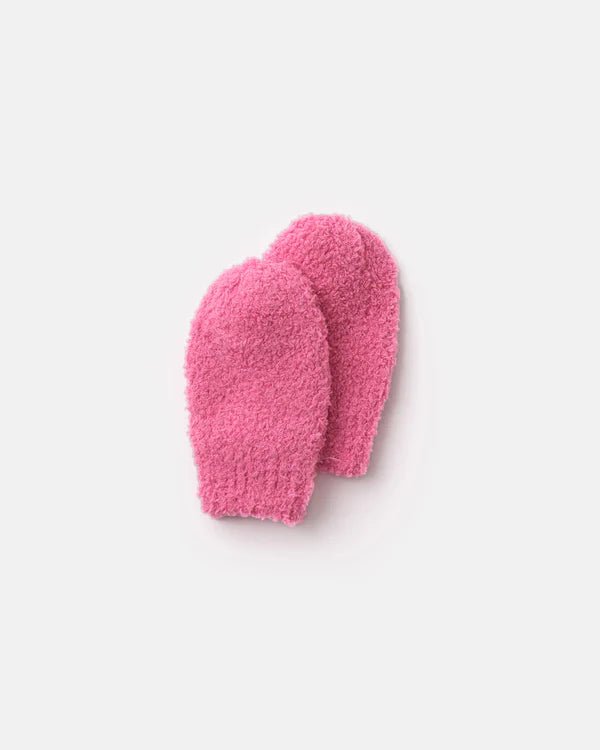 7AM - Mittens - Fuzzy Mother & Baby Ash Rose 0 - 12M
