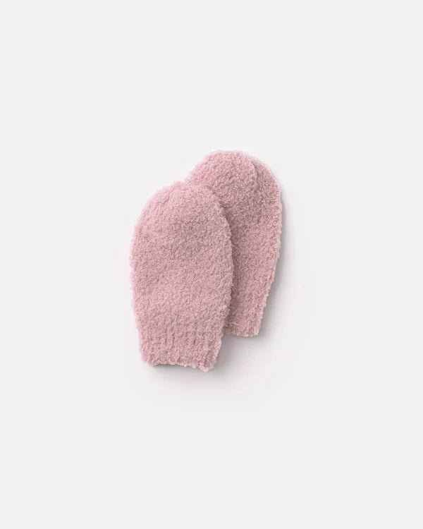 7AM - Mittens - Fuzzy Mother & Baby Black Melange 1 - 4T