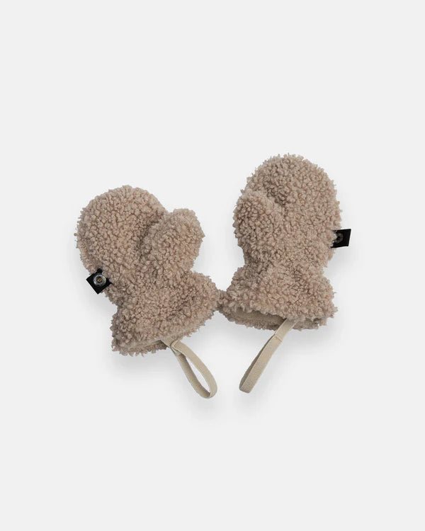7AM - Mittens - Teddy - Oatmeal - 0 - 6M Mother & Baby