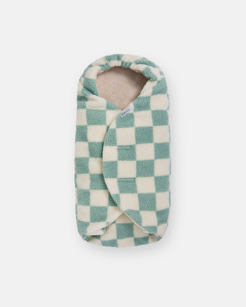 7AM - Nido Bebe Checkers - Print Checkers Mirage - 0 - 6M