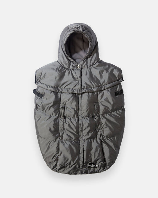 7AM - Pookie Poncho Mother & Baby Metallic Grey