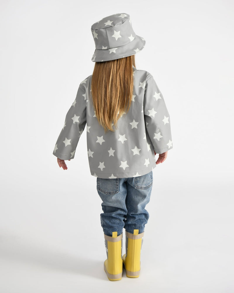 7AM - Rain Bucket Hat Mother & Baby Tree Beige 4 - 6Y