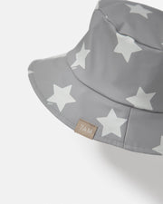 7AM - Rain Bucket Hat Mother & Baby Tree Beige 4 - 6Y