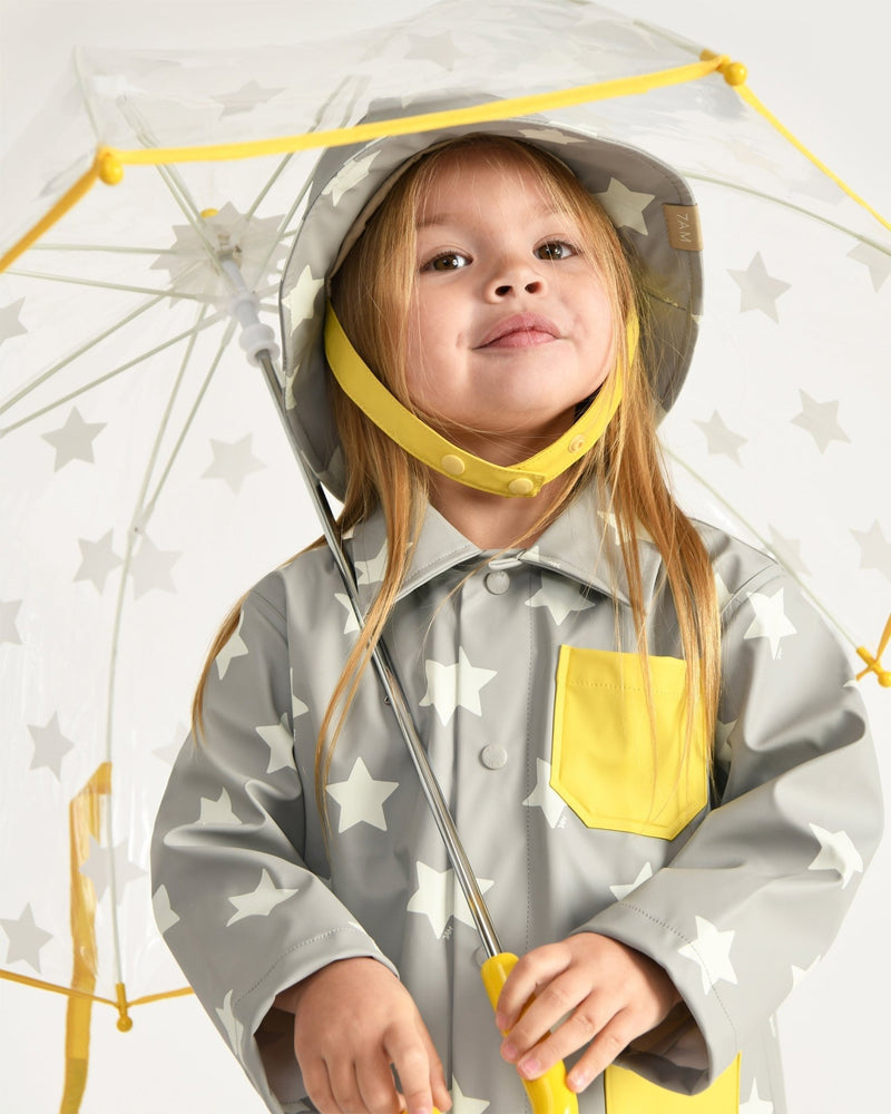 7AM - Rain Bucket Hat Mother & Baby Tree Beige 4 - 6Y