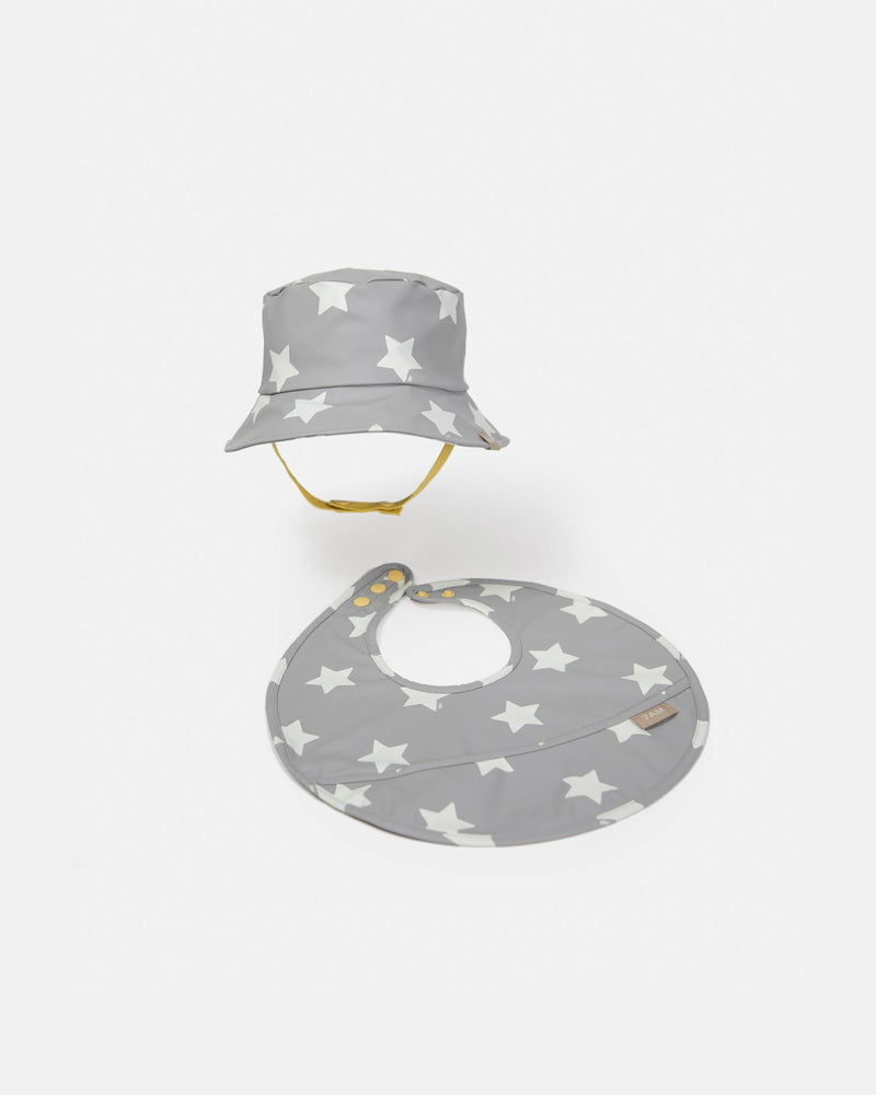 7AM - Rain Bucket Hat Mother & Baby Tree Beige 4 - 6Y