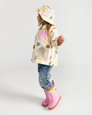 7AM - Rain Bucket Hat Mother & Baby Tree Beige 4 - 6Y