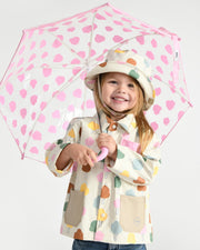 7AM - Rain Bucket Hat Mother & Baby Tree Beige 4 - 6Y