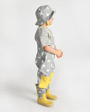 7AM - Rain Bucket Hat Mother & Baby Tree Beige 4 - 6Y