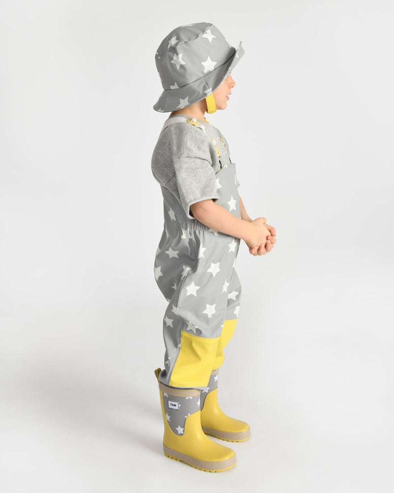 7AM - Rain Bucket Hat Mother & Baby Tree Beige 4 - 6Y