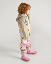7AM - Rain Coverall Apparel & Accessories Tree Beige 18 - 24M
