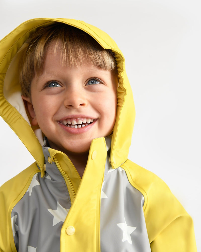 7AM - Rain Coverall Apparel & Accessories Tree Beige 18 - 24M