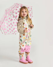 7AM - Rain Coverall Apparel & Accessories Tree Beige 18 - 24M