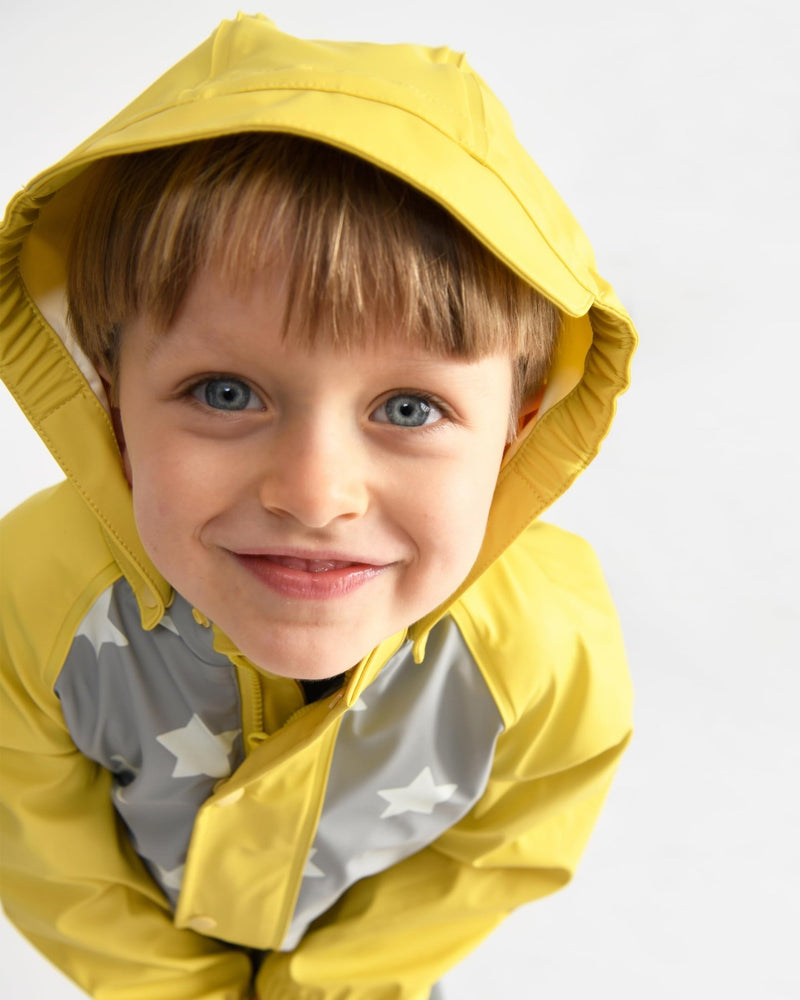 7AM - Rain Coverall Apparel & Accessories Tree Beige 18 - 24M