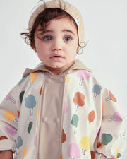 7AM - Rain Poncho - 18 - 24M Mother & Baby Print House Teal
