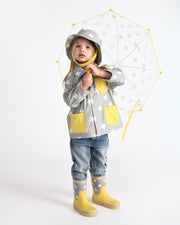 7AM - Rain Worker Jacket Apparel & Accessories Rainy Stars Yellow 18 - 24M