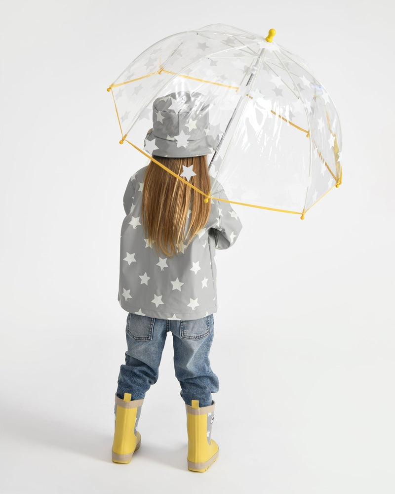 7AM - Rain Worker Jacket Apparel & Accessories Rainy Stars Yellow 18 - 24M