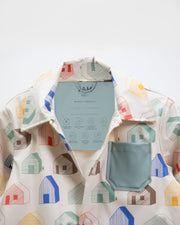7AM - Rain Worker Jacket Apparel & Accessories Rainy Trees Beige 18 - 24M