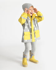 7AM - Rainwear Jacket Apparel & Accessories Rainy Stars Yellow 2 - 3T