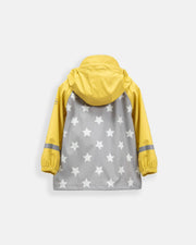 7AM - Rainwear Jacket Apparel & Accessories Rainy Stars Yellow 2 - 3T