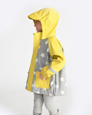 7AM - Rainwear Jacket Apparel & Accessories Rainy Stars Yellow 2 - 3T