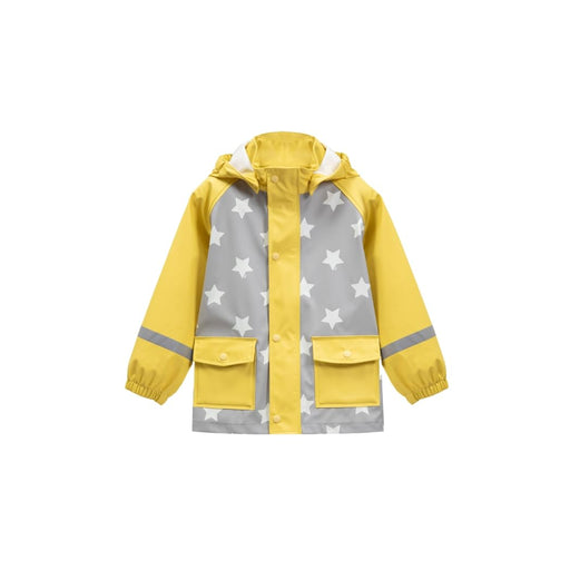 7AM - Rainwear Jacket Apparel & Accessories Rainy Stars Yellow 2 - 3T
