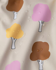 7AM - Rainwear Jacket Apparel & Accessories Rainy Trees Beige 18 - 24M
