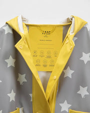 7AM - Rainwear Poncho - 18 - 24M Mother & Baby Print Star Yellow