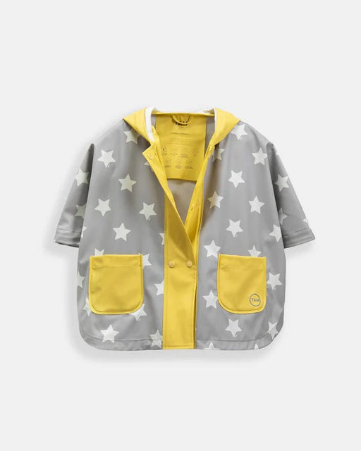 7AM - Rainwear Poncho - 18 - 24M Mother & Baby Print Star Yellow