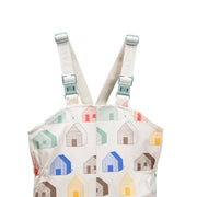 7AM - Rainwear Suspender Pants Mother & Baby Print tree Beige