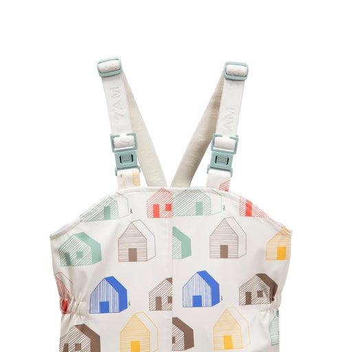 7AM - Rainwear Suspender Pants Mother & Baby Print tree Beige